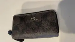 Coach ダークブラウン コインケース