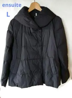 ensuite ×DICROS 　ダウンジャケット ネイビー　Lサイズ