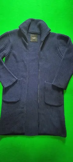 UNUSED 3G zip up knit coat ドライバーズニット コート
