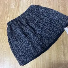 B177 ユニクロ リバーシブル ミニスカート L