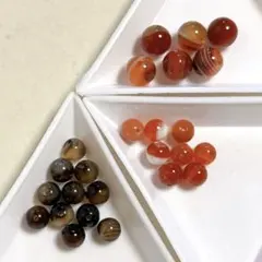 《お裾分け・天然石》ブラウン瑪瑙・サードオニキスmix【2点目以降150円】