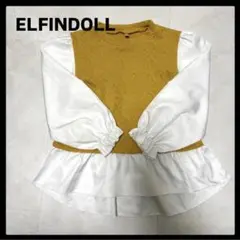 ELFINDOLL 西松屋 120 女の子 トップス 春服 イエロー 黄色 S