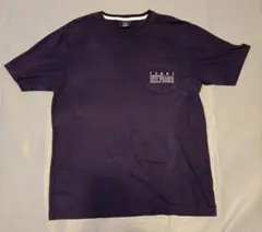 希少 トミーヒルフィガー 両面ロゴTシャツ M ポケT バックプリント