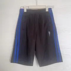 ハーフパンツ ジャージ 130 黒 ブラック