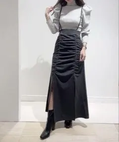 ロイヤルパーティーロングスカート♡ツースリット