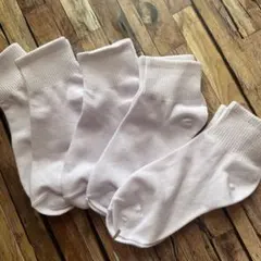 スクールソックス白22~24