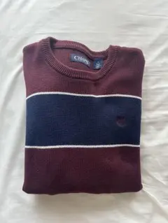 CHAPS ストライプ ニット M