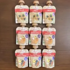 【※本日限定値下げ】babybio ベビービオ　スムージー3種　9個セット