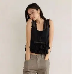 SeaRoomlynn Sheer Frill Layered ビスチェ - メルカリ