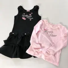 mezzo piano ワンピース　カットソー　130