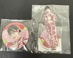 FRUITS ZIPPER 月足天音 浴衣 すきくじ アクリルスタンド　缶バッジ