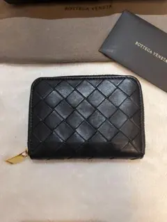 BOTTEGA VENETA イントレチャート ジップアラウンド コインケース