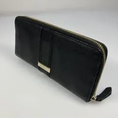 Cole Haan コールハーン　長財布　ラウンドジップ　レザー ブラックのサムネイル