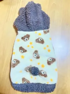クマ柄　フリース犬服 サイズ3 pipi
