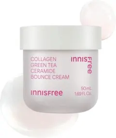 イニスフリー コラーゲン グリーンティー セラミド バウンスクリーム 50ml