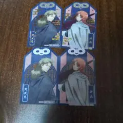 阿*読様 銀魂　namco　お守り型クリアシート　神威＆阿伏兎セット