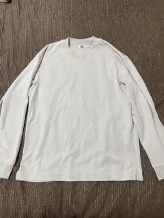 ユニクロ エアリズム　クルーネック 長袖Tシャツ ロンT ベージュ Mサイズ