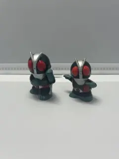 仮面ライダー旧2号　仮面ライダー ソフビ 指人形　まとめ売り