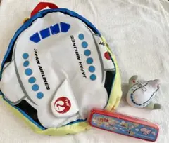 JAL 日本航空 キッズ ノベルティ 3点セット - メルカリ