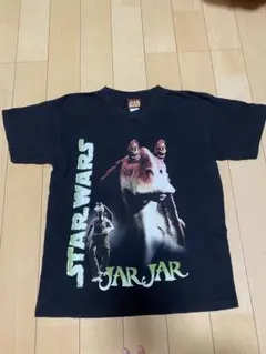 ジャー・ジャー・ビンクス フィギュア貯金箱　ヴィンテージTシャツ　アメリカ製 ジャー・ジャー・ビンクス フィギュア貯金箱 ヴィンテージT