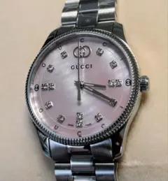 GUCCI 腕時計 YA1265013 レディース 27ミリ 猫 ピンクシェル - メルカリ