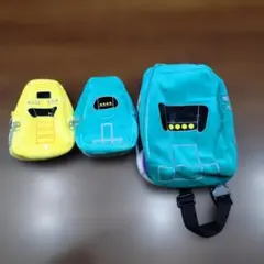 ドクターイエローとはやぶさデザイン小型ポーチとはやぶさデザインのボディバック