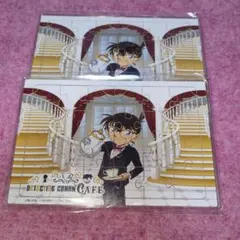 セガラッキーくじ 名探偵コナン コナンカフェ C賞 アクリルパズル 2個セット