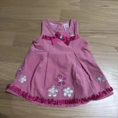 SWeet ピンク コーデュロイ ワンピース 3/6M