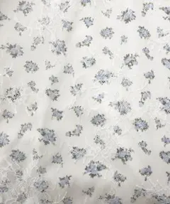 apresjour ワンピース アプレジュール ブルー 花柄 レース