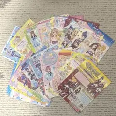 アイカツスターズ　バインダー　ファイル　紙　16枚　まとめ売り