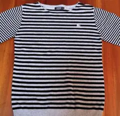 【美品】BURBERRY BLACK LABEL Mサイズ　半袖ニット