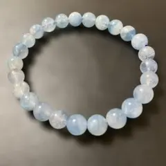 最終値下げ‼️アクアマリンシリカ天然石ブレスレット