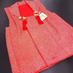 新品 正絹 被布単品 赤 小桜生地 - メルカリ