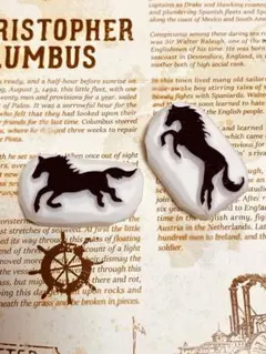 ハンドメイド 消しゴムはんこ 午年 馬 年賀状 ２点まとめ