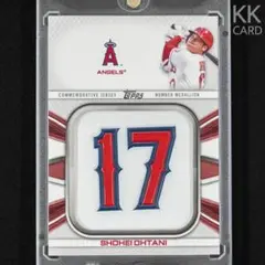 2022 Topps Series 1 大谷翔平 ジャージーナンバーメダルカード