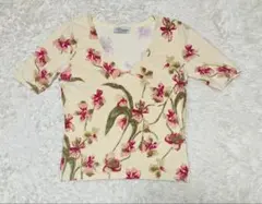 Blumarine 半袖カットソー イタリア製　花柄　ブルマリンのサムネイル