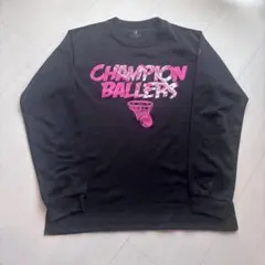 Champion ブラック シャツ 長袖　140サイズ　ミニバス