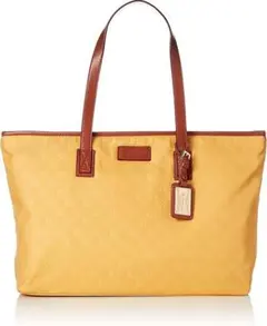 【DERS】A4トートバッグ 通勤 撥水 お出かけ インポート 大容量 イエロー