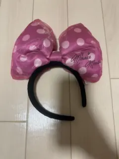 ミニーマウス 水玉カチューシャ