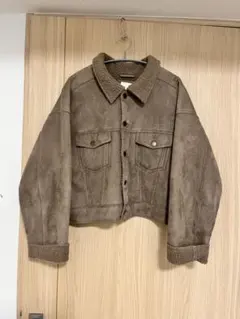 earth music & ecology フリースジャケット グレー