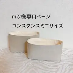 m♡様専用確認ページコンスタンスミニサイズバッグインバッグ