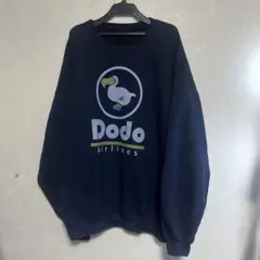 どうぶつの森 Dodo Airlines ロゴ スウェット ネイビー