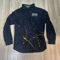 ZEPHYREN ペイントスプラッシュ長袖シャツ
