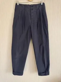 マーガレットハウエル MARGARET HOWELL ネイビータックパンツ