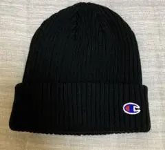 Champion ブラック ニット帽 57-59cm