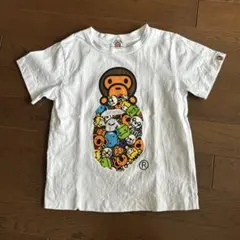 A BATHING APE × SUPER MARIO コラボ ロンT 白 L - メルカリ