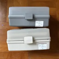 ツールボックス グレー ホワイト　スリーコインズ