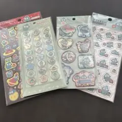 おはじきふうシール ウォーターシール ぷくっとシー箔押しシール ハンギョドン