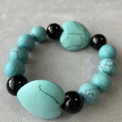 ハウライトターコイズ　ブレスレット　パワーストーン