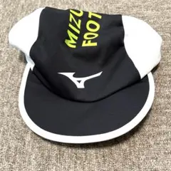 Mizuno FOOTBALL キャップ 黒/白 サイズ る55-57㎝のサムネイル